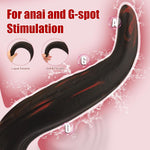 14.5" Realistic Silicone Anal Plug Dildo with Suction Cup for G-Spot
