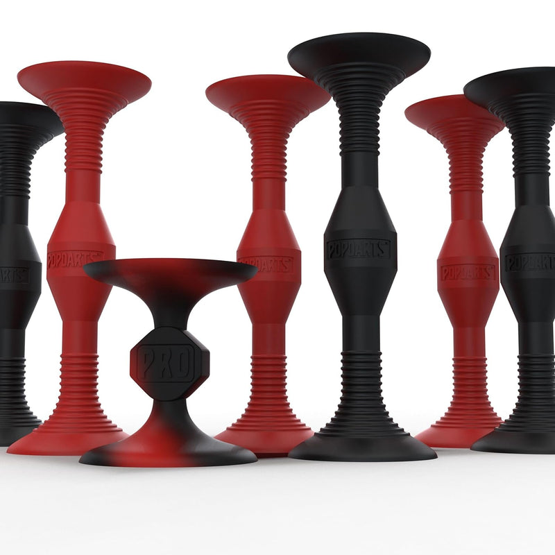 Pro Pack Game Set (Red & Black) Indoor, Outdoor Suction Cup Throwing Game C