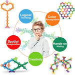 600-Piece Interlocking Building Blocks Set for Kids STEM Construction Play