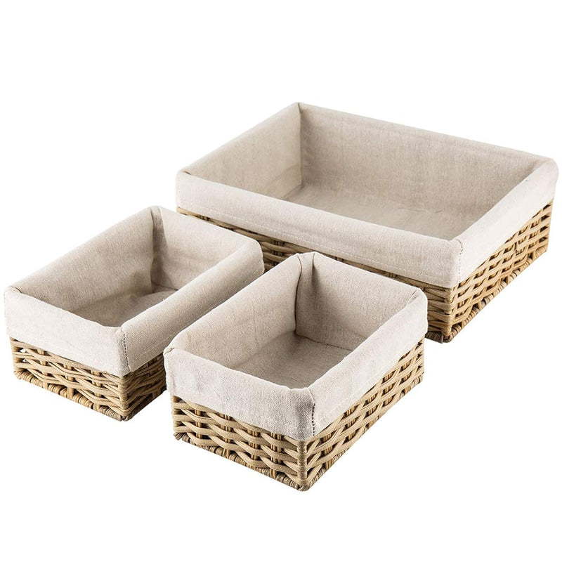 Handmade Storage Basket Wicker Baskets For Organizing Shelf Baskets Woven Decora
