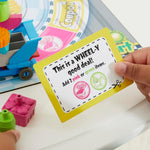 Hasbro Gaming Grocery Go Karts Board Game for Preschoolers and Kids Ages 4 and Up, Building Game with Mini Groceries, Preschool Games for 2-4 Players