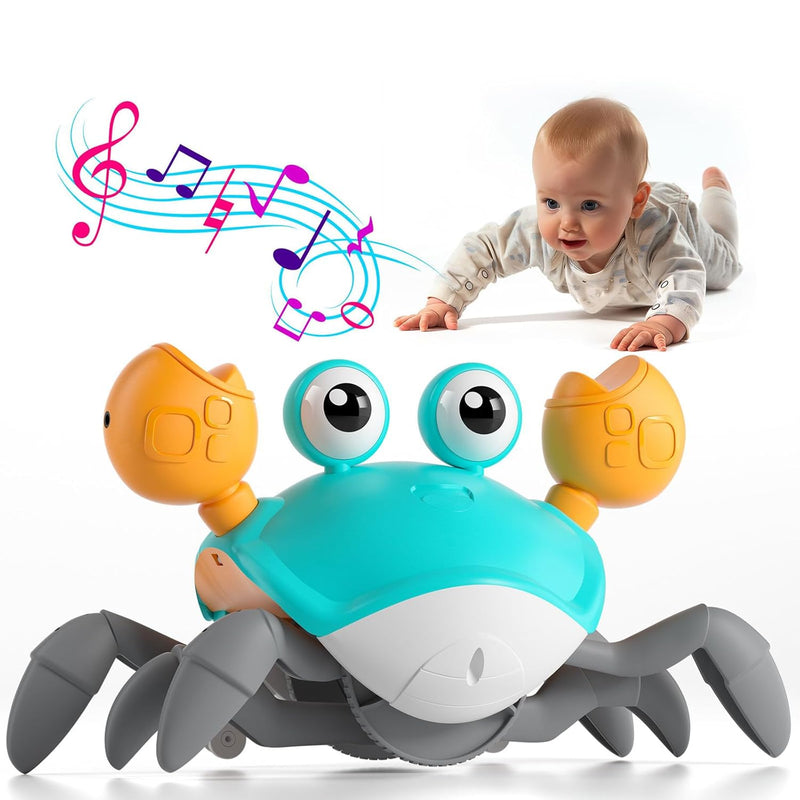 Crawling Crab Baby Toy Infant Tummy Time Crab 3 4 5 6 7 8 9 10 11 12 Crab T