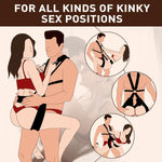 Adjustable Bondage Sex Swing with Waist Support – BDSM Restraint for Couples