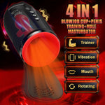 Male Masturbator Penis Pump With Testicle Vibrator - Upgrade 4 In1 Male Sex Toys For Men With 3 Rotating & 5 Sucking & 10 Vibrating Modes Penis Vibrator, Pocket Pussy Adult Sex Toy For Men Pleasure