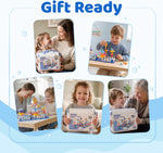 104-Piece Ocean Flower Garden Building Toy Set for Kids Ages 3-5