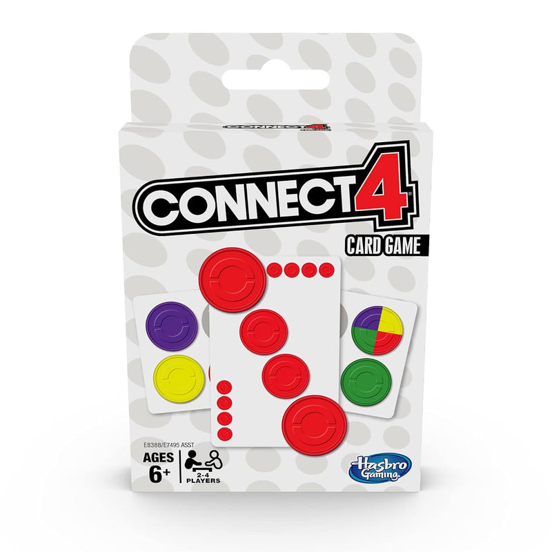 Connect 4 Card Game For Kids Ages 6 And Up, 2 4 Players 4 In A Row Game