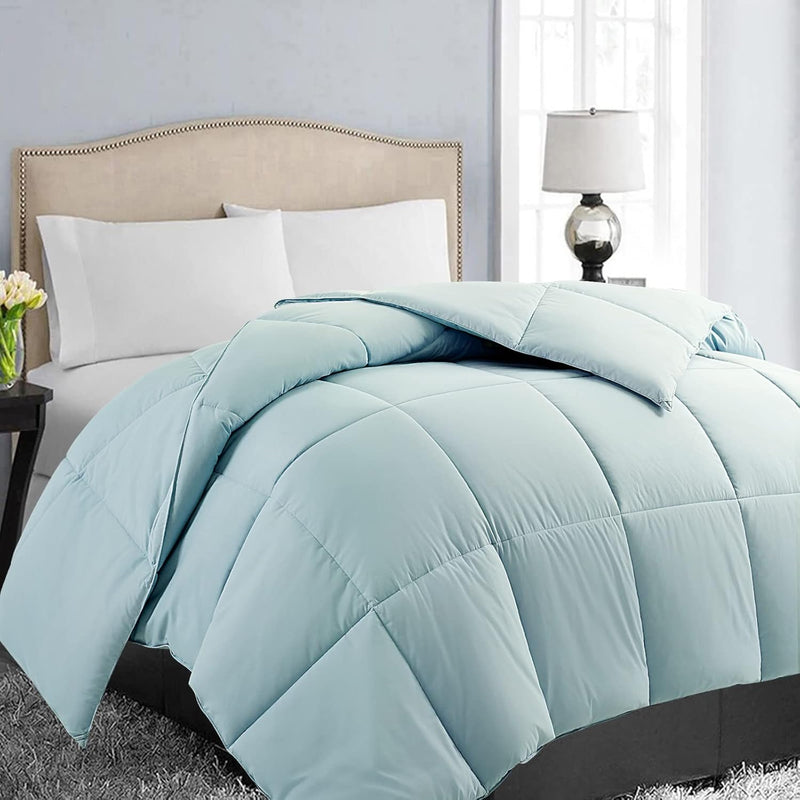 All Season California King Soft Quilted Down Alternative Comforter Reversible