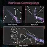 Fantasy Tentacle Dildo - 17.7" Huge Long Monster Anal Dildo With Strong Suction Cup, Silicone Prostate Massager & G Spot Plug, Adult Sex Toys For Men Women Couples Beginner(M)