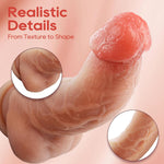 8.5 Inch Lifelike Curved Big Dildos,Soft Silicone Dildo For G Spot And Anal Play,Hands-Free Skin-Like Silicone Sex Toy,Real Skin Dildo Adult Sex Toys,Realistic Sex Toys For Men And Women