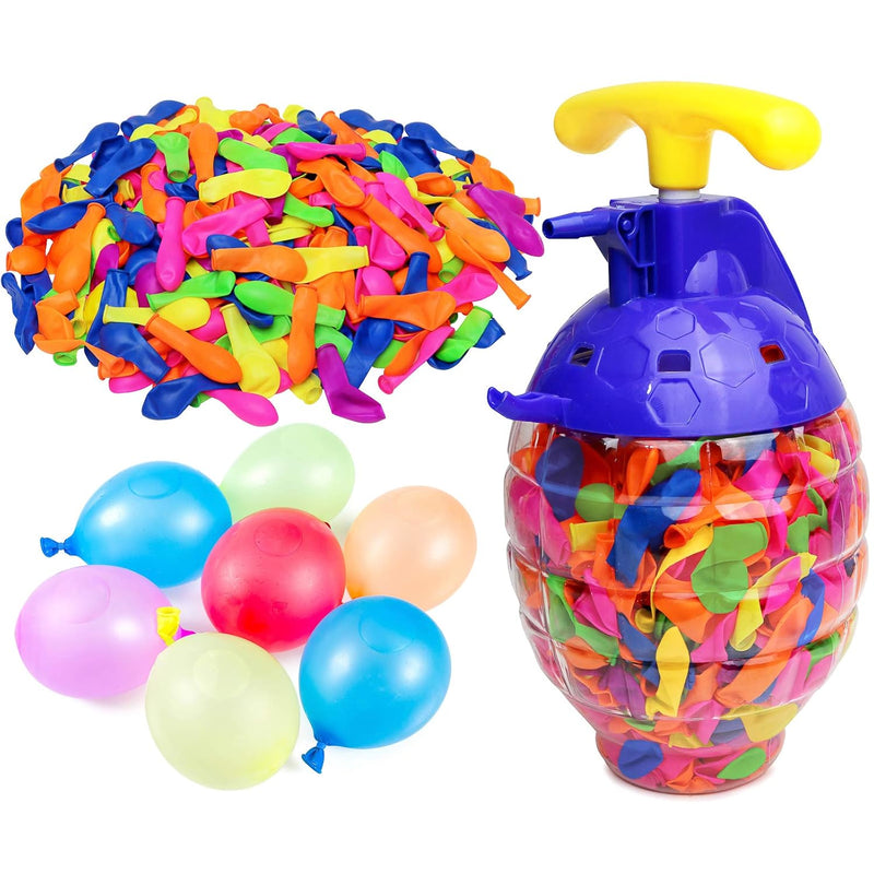 Water Balloons For Kids With Filler Pump (500 Balloons)