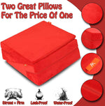 Set of 2 Triangle Support Pillows – Portable Cushion for Couples & Sleep Aid