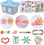 600-Piece Interlocking Building Blocks Set for Kids STEM Construction Play