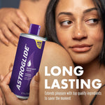 Personal Lubricant Value Size 12Oz & Travel Size 2.5Oz Water-Based Lubes, Long Lasting, Condom Compatible