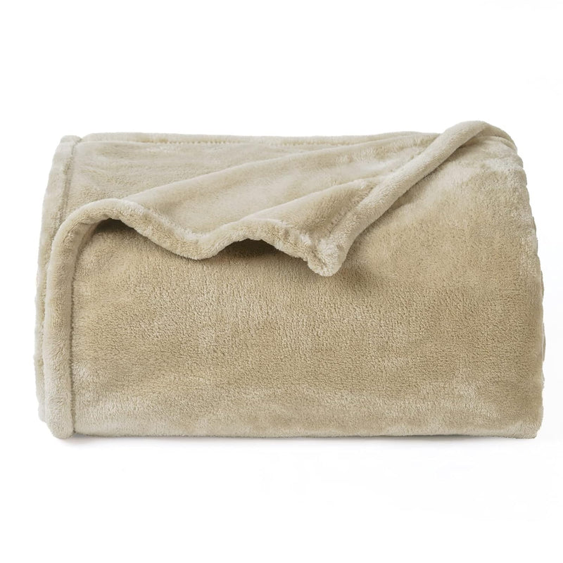 Ultra Soft Fleece Throw Blanket, No Shed No Pilling Luxury Plush Cozy Flannel