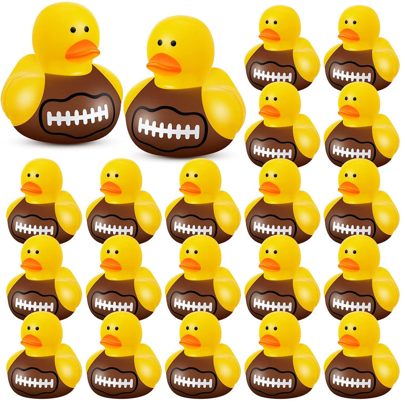 Football Rubber Ducks Floating Bath Toy Football Duck Shower Toy Football S