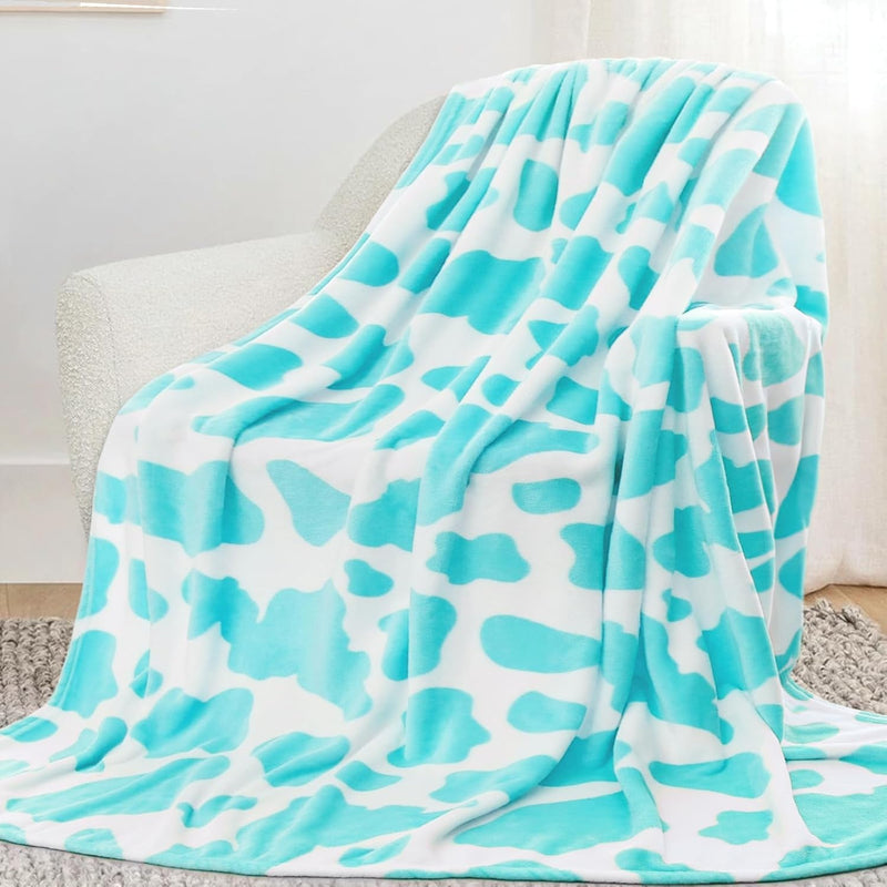 Cute Tiffany Blue Blanket Lightweight Aqua Throw Blanket Warm Turquoise Throw