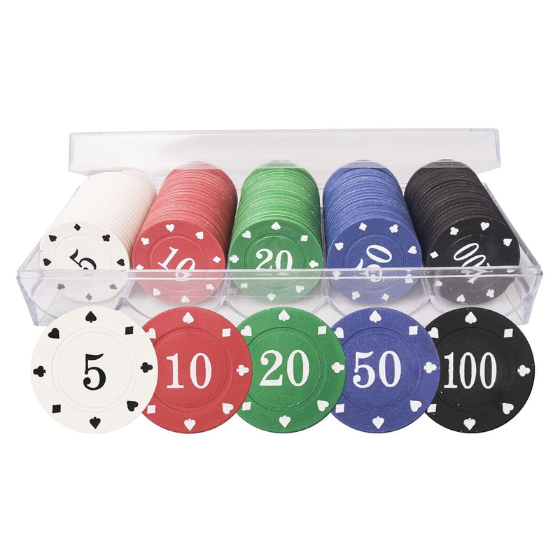 Poker Chips, Professional Poker Chips, Denomination Poker Chips Set, Texas