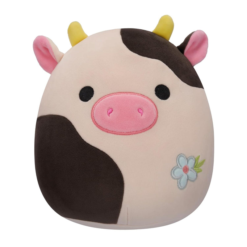 Original 8 Inch Connor Cow With Blue Flower Embroidery Official Jazwares Pl