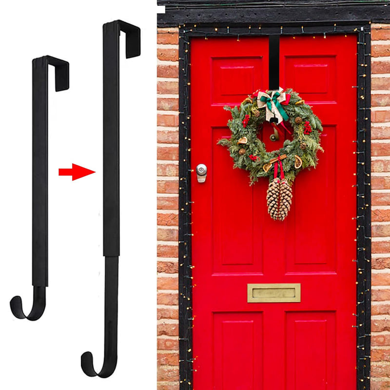 Gp Life Wreath Hanger For Front Door, Adjustable From 15 To 25 Inches Hanger,