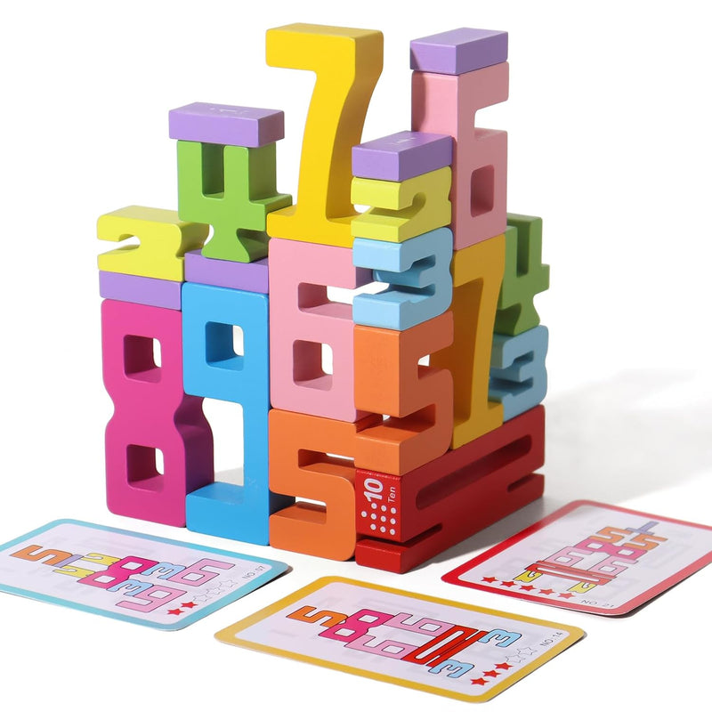 Montessori Toys Stacking Building Blocks For 3+ Years Old Kids 1 10 Digital