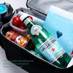 10pcs Ice packs for Lunch Box - Freezer Ice packs - Slim Long Lasting Cool Packs for Lunch Bags and Cooler, Poker Design (Heart)