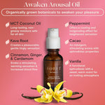 Awaken Arousal Oil - Organic, All-Natural - Safe For Sensitive Skin - 1 Fl Oz
