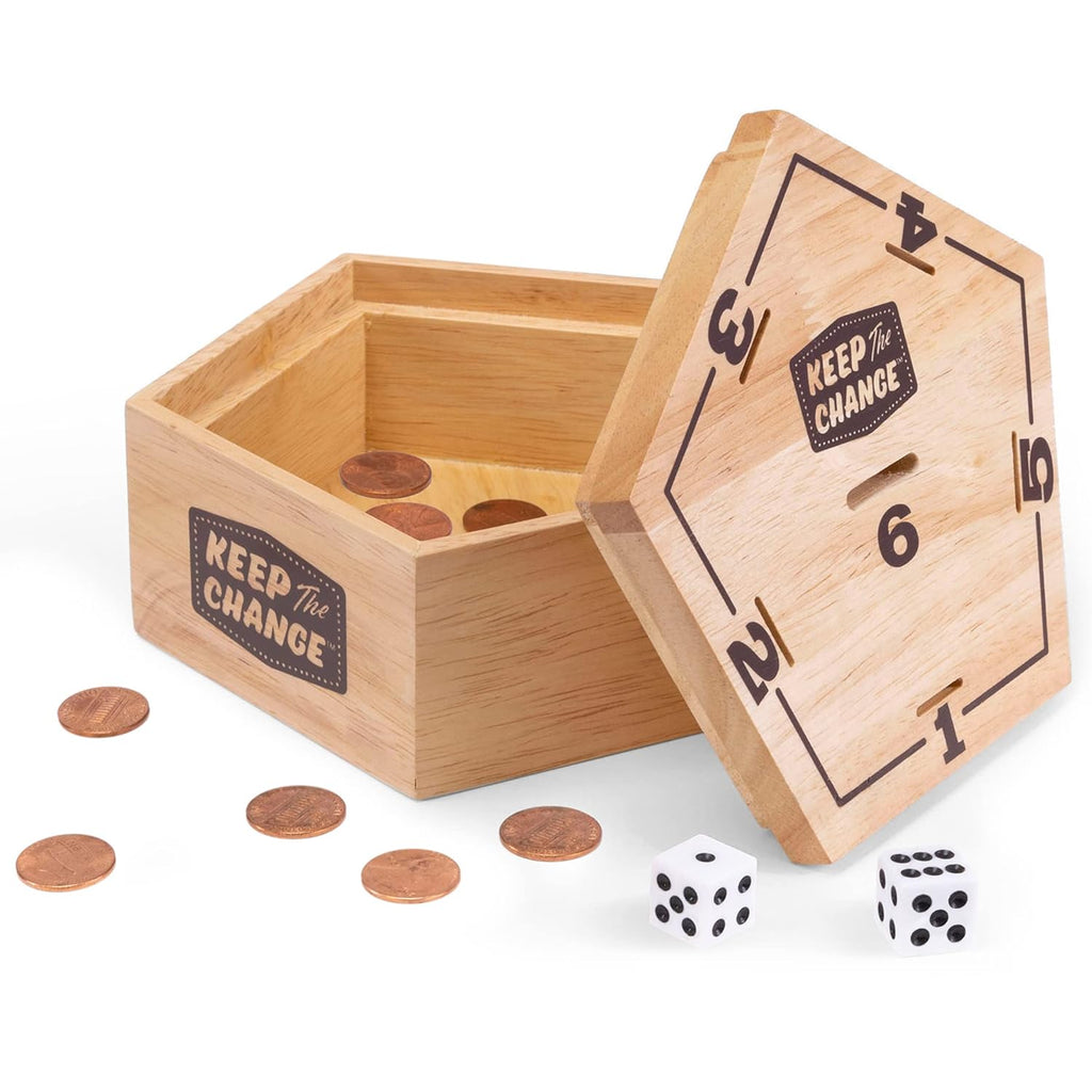 GoSports Keep the Change - Tabletop Coin Drop Dice Game for Kids & Adu ...