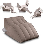 Inflatable Sex Position Pillow for Couples with Soft Flocked Surface