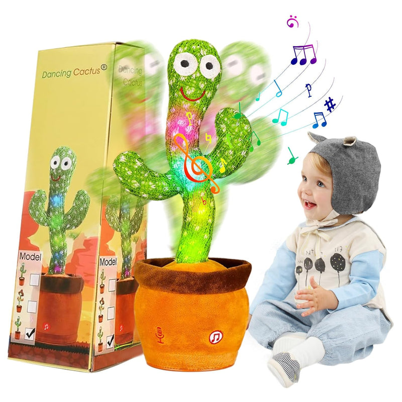 Dancing Cactus, Talking Cactus Toy, Dancing Cactus Mimicking Toy, Repeating