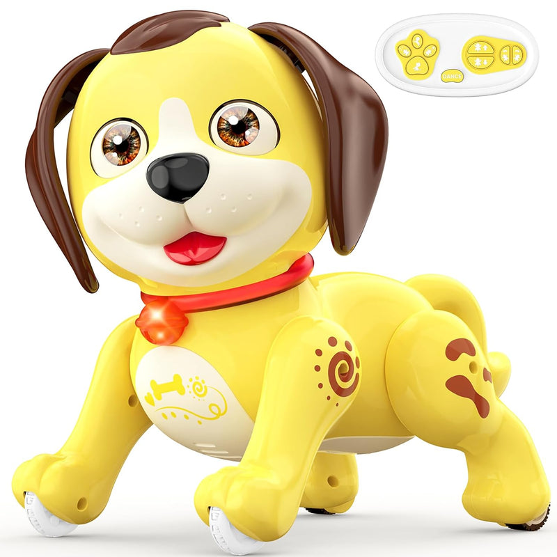 Remote Control Robot Dog Toy, Interactive Robot Dog Toys For Kids With Music,
