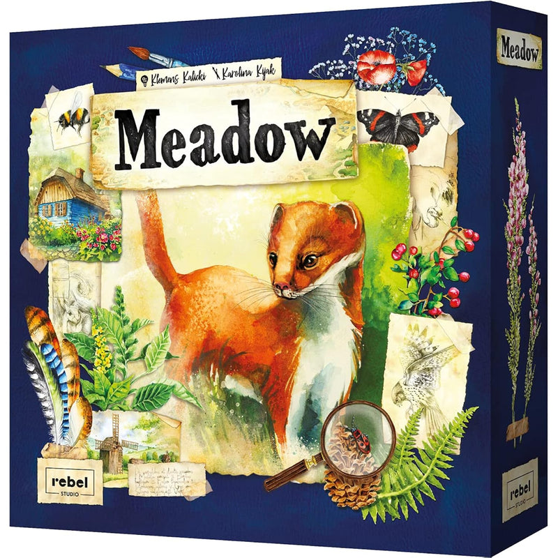 Meadow Board Game Nature Observing Drafting And Set Collection Game, Strate