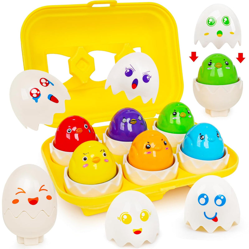 Eggs Toys For Toddlers 1 3,Montessori Early Eduaction Learning Color Shape