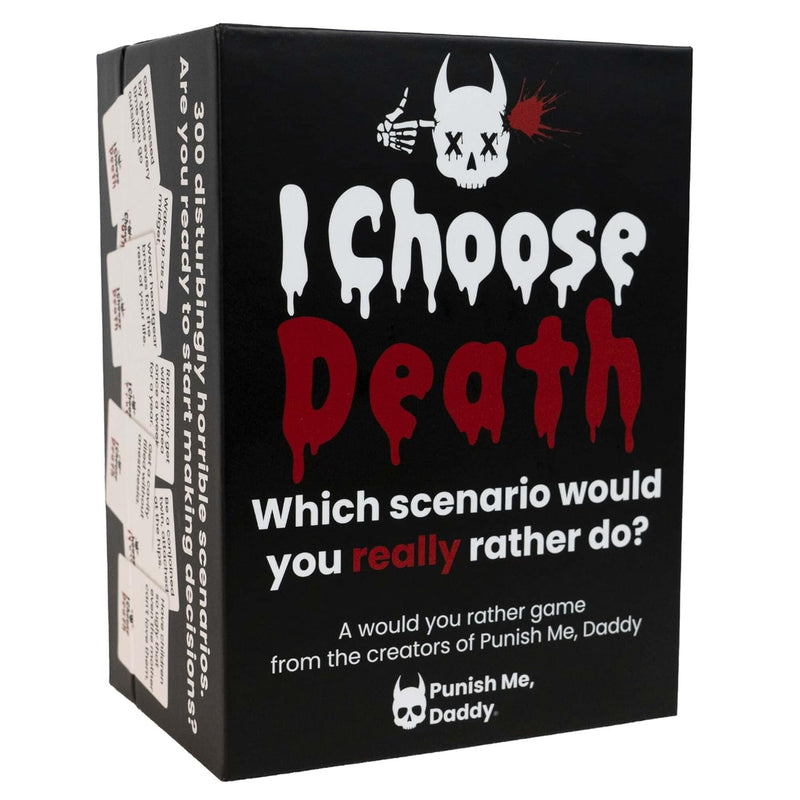 I Choose Death Card Game Extreme Would You Rather Card Games For Adults Fun