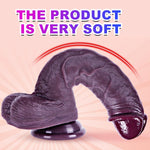 15" Giant Extra Large Realistic Dildo,Dual Density Silicone Fat Dildo With Strong Suction Cup.Stimulates G-Spot And Anus,Xxl Flexible Wide Adult Toy For Men And Women,Black Thick Long Fake Penis