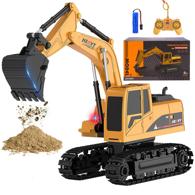 Construction Excavator Toy Engineering Digger Truck, Remote Control Recharg