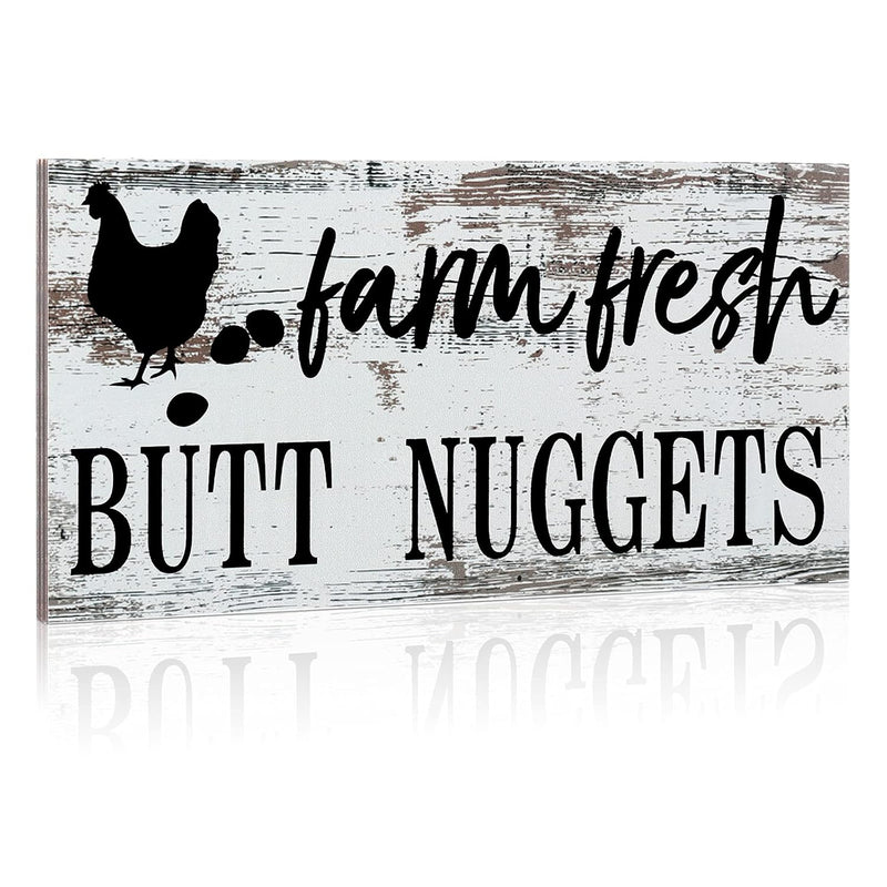Farm Fresh Chicken Wall Decor Chicken Coop Accessories Chicken Coop Sign Rusti