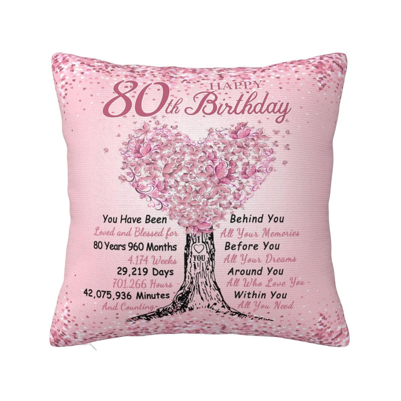 80Th Birthday Gifts For Women, 80 Year Old Birthday Gifts For Women 18X18 Pill