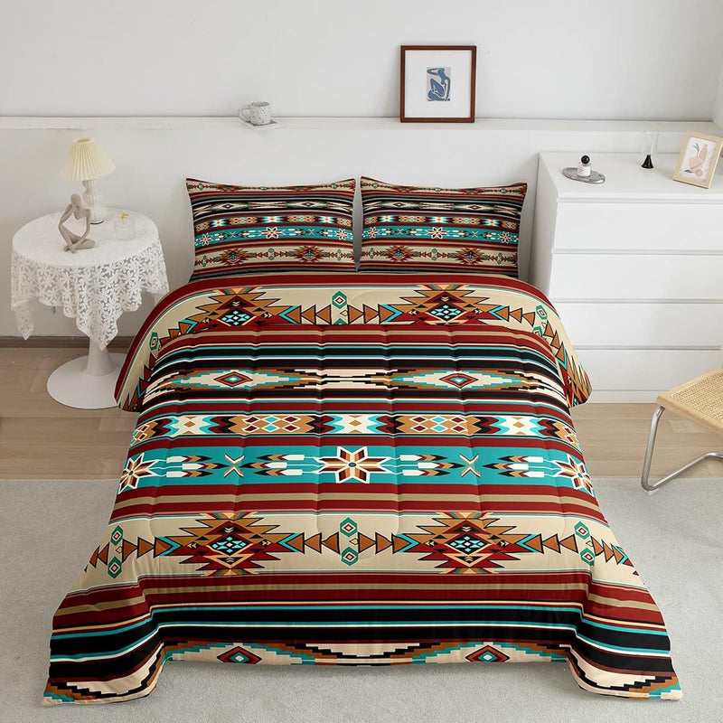 Western Decor Comforter Aztec Comforter Set Cowboy Cowgirl Southwestern Beddin