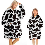 Wearable Blanket Hoodie Adult Kids Christmas Oversized Cozy Throw Hooded Blank