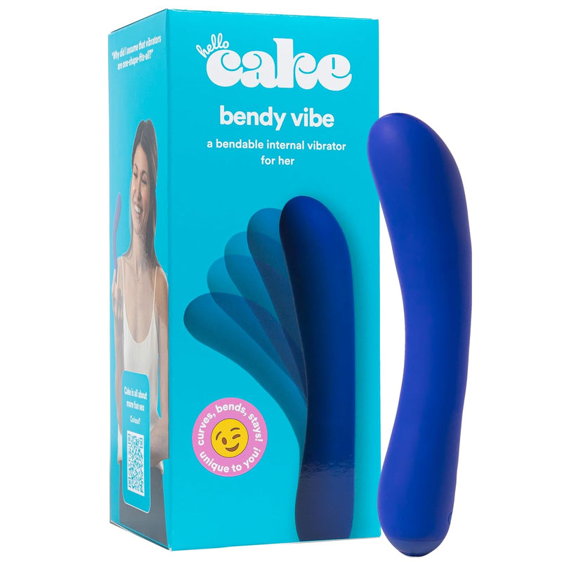 Hello Bendy Vibe - Flexible Personal Massager With 10 Vibrating Modes - Body-Safe Silicone - Shower Ready, Rechargeable, & Easy To Clean - Adult Sex Toy Vibrator