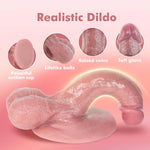 Realistic 7.1" Silicone Dildo – Body-Safe, Strong Suction Cup for G-Spot & Anal Play