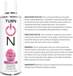 Cupcake Flavored Lube 8 Oz Vegan Paraben-Free Condom Safe