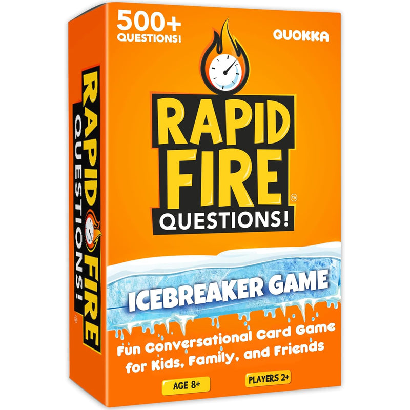 QUOKKA Family Conversation Cards - Icebreaking Talking Topics Board Game fo