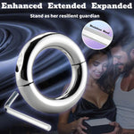 Metal Stainless Steel Penis Ring For Men Metal Cock Rings For Erection Enhancing Sex Toys Couples Bondage Delay Control Male Stimulator White