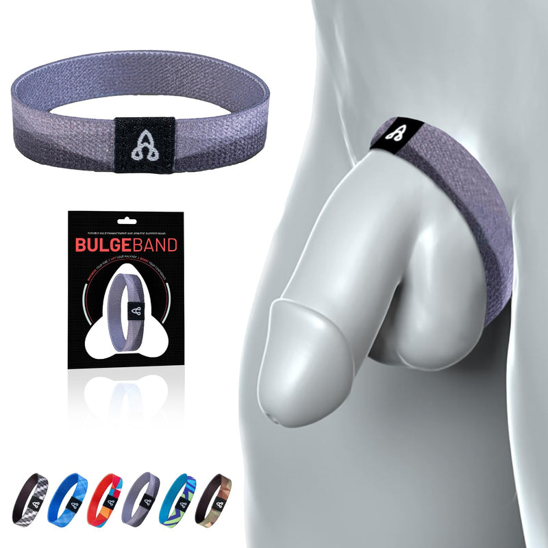 Flexible Cock Ring For Male Sex Toy, Realistic Adult Male Sex Toys For Men - Nylon Fabric Penis Rings Stretchy Cock Ring (Graphite Gray, Snug)