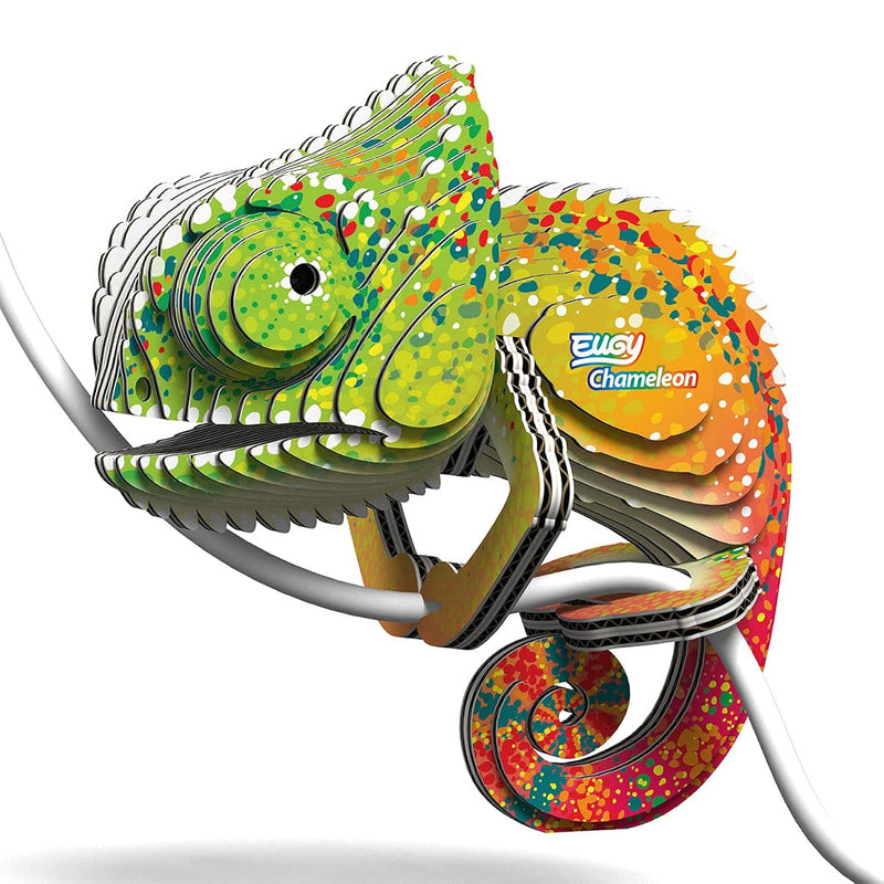 Chameleon 3D Puzzle, 31 Piece Eco Friendly Educational Toy Puzzles For Boys