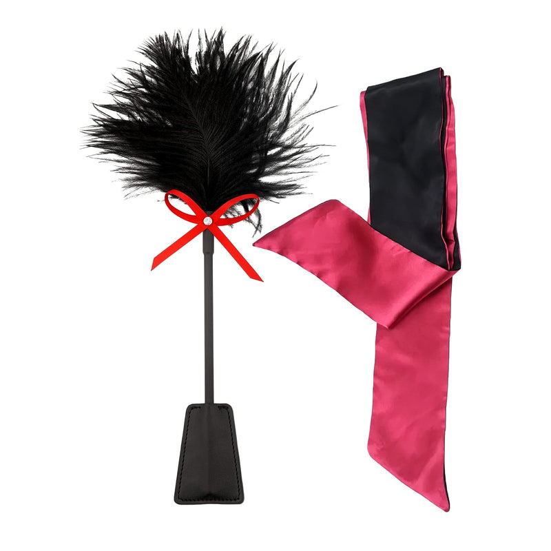 Sex Feathes Tickler Sex French Fetish Bdsm Role Play Bdsm Feather Tickler Adult Sex Paddle Sex Toy Whip Bdsm Starter Kit Fetish Toys Adult Blindfold Eye Mask