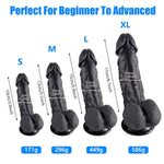 Realistic Dildo (Xl) + 3" Diameter Huge Thick Dildo