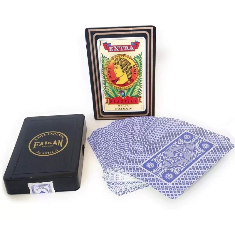 Faisan Baraja Naipe Espanola 100% Plastico Spanish Playing Cards 1 Deck 40