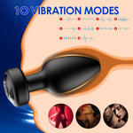 Anal Plug Vibrating Butt Plug, 4Pcs Silicone Adult Sex Toys Anal Plugs,Remote Control Vibrators With 10 Vibrating Modes, Adult Sex Toys & Games For Woman Men Couples Anal Vibrator Prostate Massager